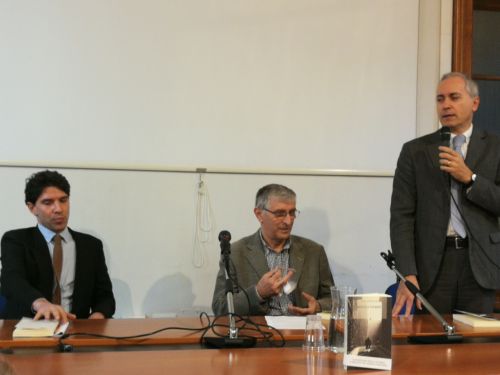 Roberto Cicala con Ermanno Paccagnini e Dario Castellaneta