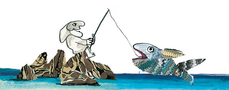 Luzzati, La tarantella di Pulcinella, libro illustrato per bambini, Le rane Interlinea