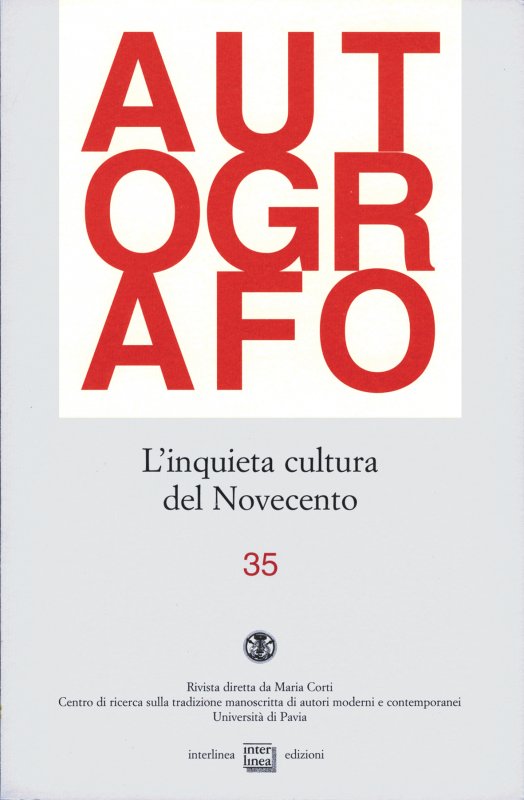 L'inquieta cultura del Novecento