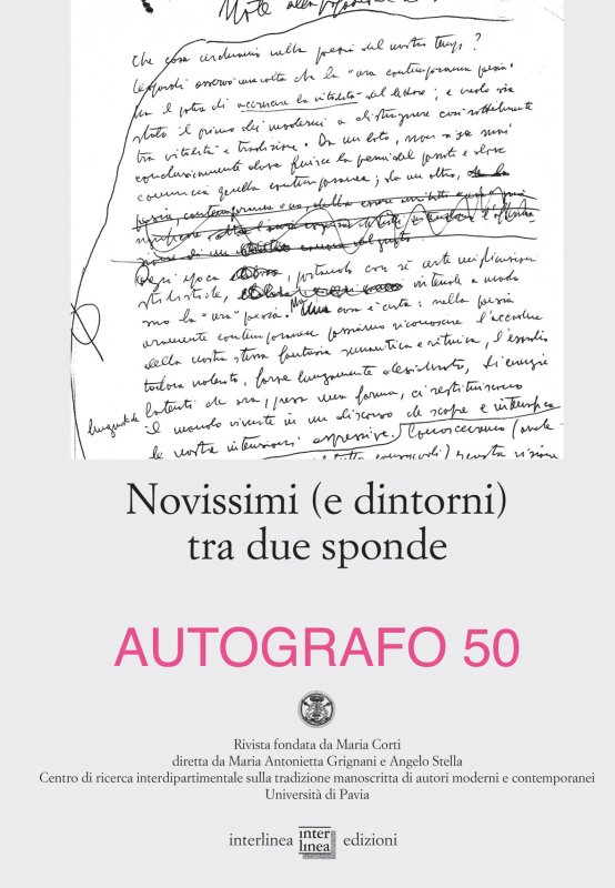 Novissimi (e dintorni) tra due sponde