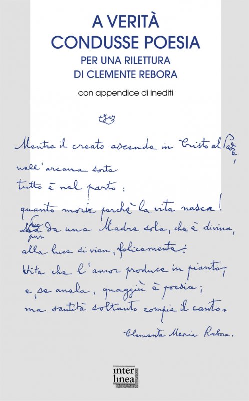 A verità condusse poesia