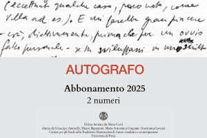 AUTOGRAFO - Abbonamento annuale 2025