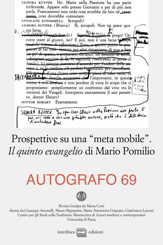 Prospettive su una "meta mobile". "Il quinto evangelio" di Mario Pomilio