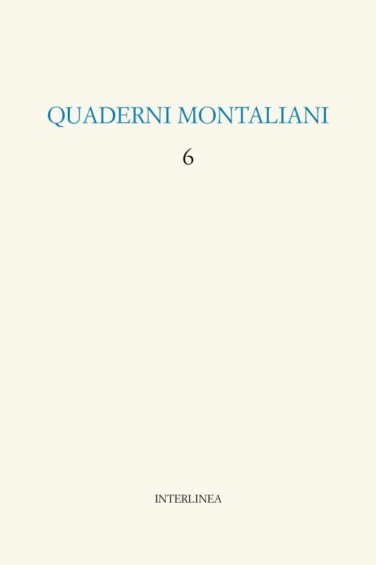 Quaderni montaliani 6