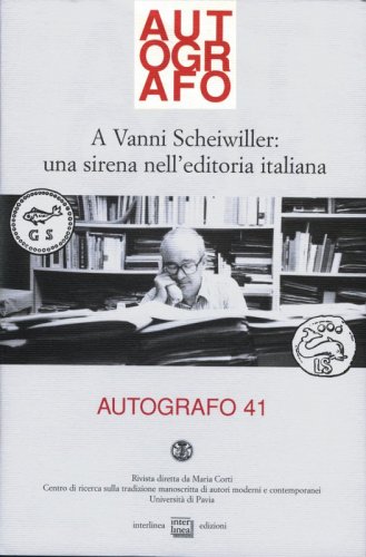 A Vanni Scheiwiller: una sirena nell'editoria italiana - Autografo 41