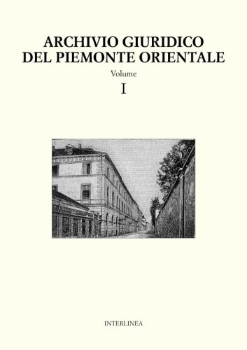 Archivio Giuridico del Piemonte Orientale 1