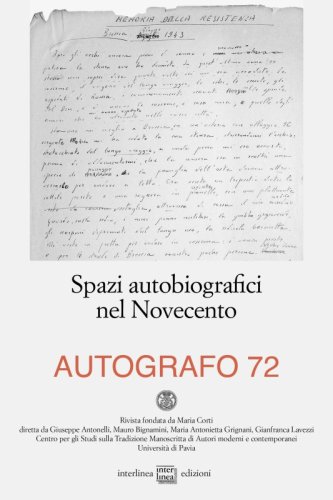 Spazi autobiografici nel Novecento - Autografo 72