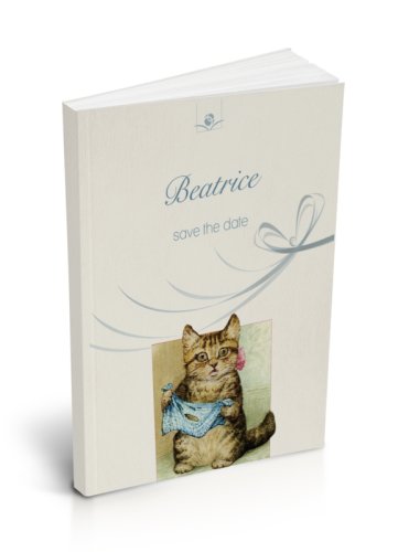 Micina Moppet - libro bomboniera per battesimo