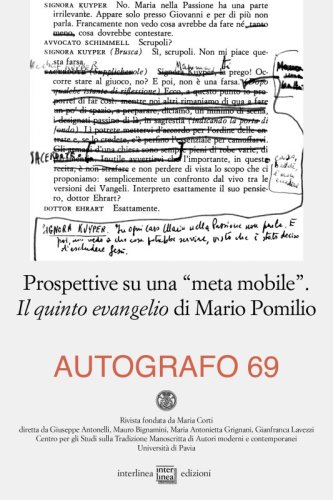 Prospettive su una "meta mobile". "Il quinto evangelio" di Mario Pomilio - Autografo 69
