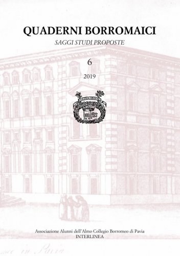 Quaderni borromaici 6 - Saggi Studi Proposte