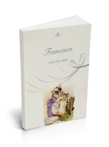 Tom Gattino - libro bomboniera per battesimo