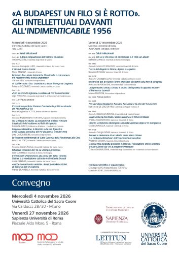 «A Budapest un filo si è rotto». Gli intellettuali davanti all'indimenticabile 1956