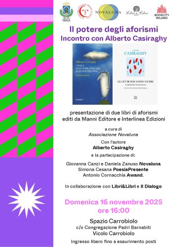 BCM25 - Il potere degli aforismi: incontro con Alberto Casiraghy