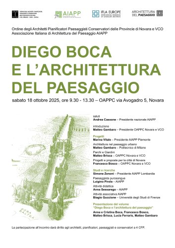 Diego Boca e l'archiettura del paesaggio