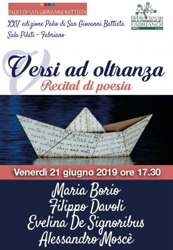 Versi ad oltranza - Recital di poesia con letture da