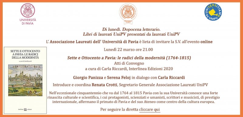 Sette e Ottocento a Pavia: le radici della modernità (1764-1815)