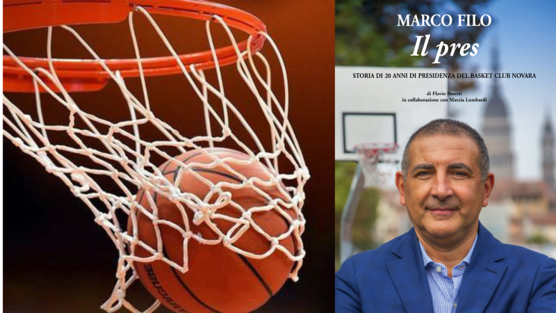 Interlinea celebra i 20 anni di presidenza di Marco Filo del Basket Club Novara:  il nuovo libro racconta i ricordi e i traguardi del "pres"&nbsp;