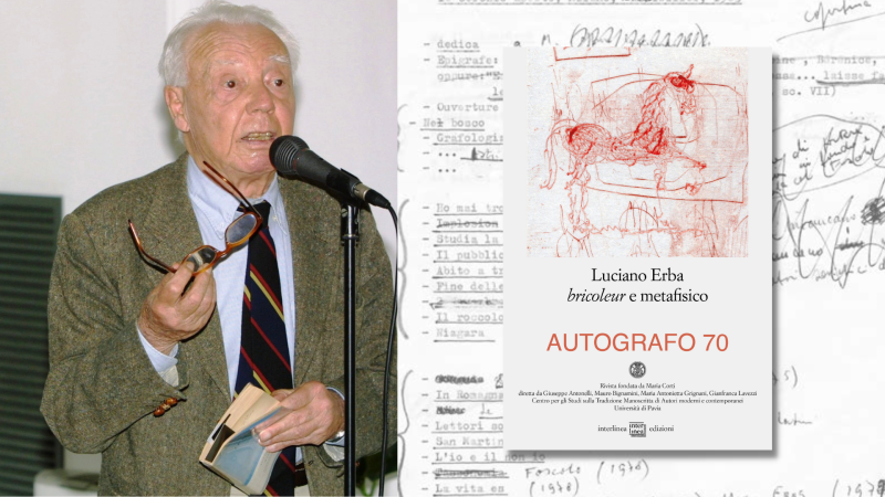 Luciano Erba inedito nell'ultimo &quot;Autografo&quot;