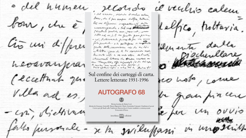 Quali sono i limiti della cultura epistolare? Dagli scambi tra Montale e Croce fino a quelli tra Calvino e Celati una raccolta inedita per indagarne l