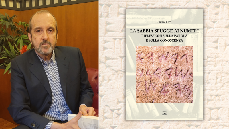 Riflessioni tra scienza, miti e religioni, conoscenza e linguaggio: La sabbia sfugge ai numeri di Andrea Ferri