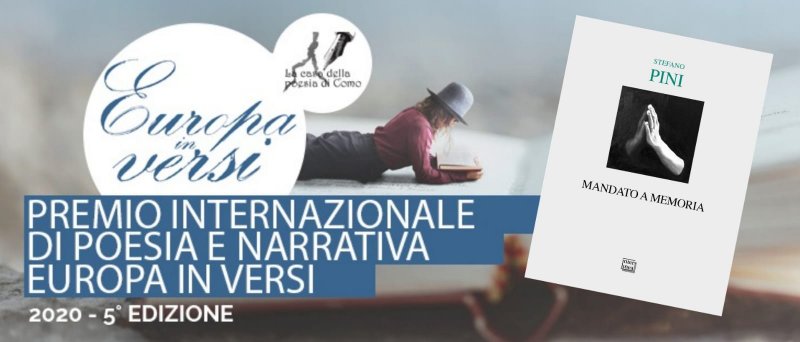 Stefano Pini finalista a &quot;Europa in versi&quot;