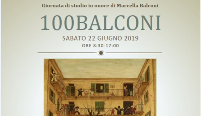 Giornata di studio in onore di Marcella Balconi