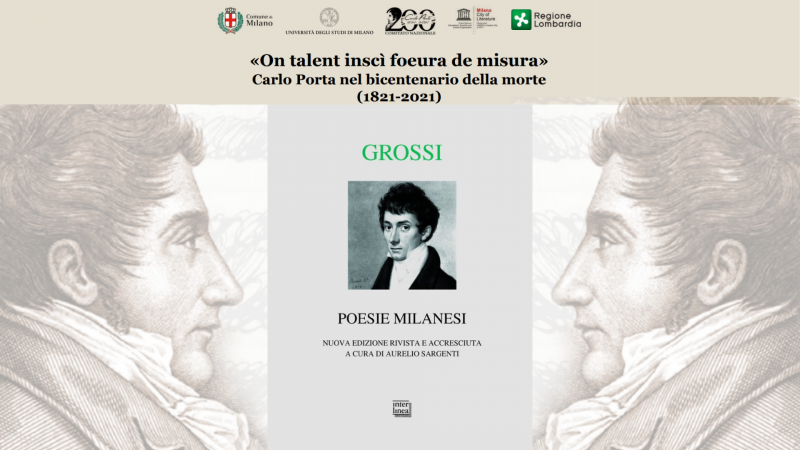 «On talent inscì foeura de misura» Letture da Tommaso Grossi nel bicentenario di Carlo Porta