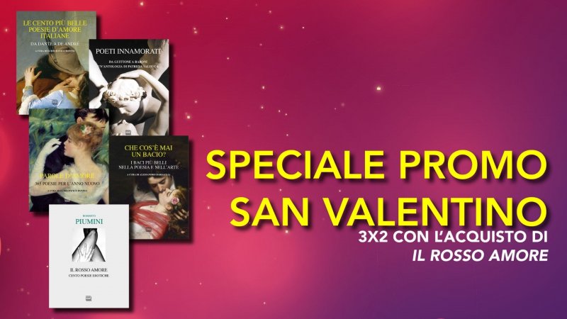 Speciale promo San Valentino 3x2!