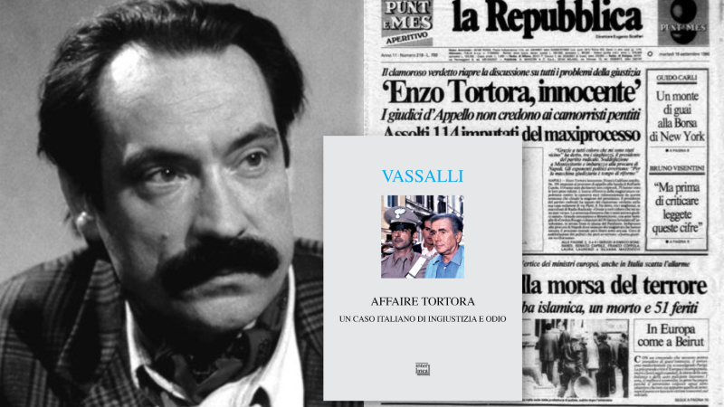 Un'ingiustizia ritrovata: a 40 anni dal caso Tortora l'inedito di Sebastiano Vassalli