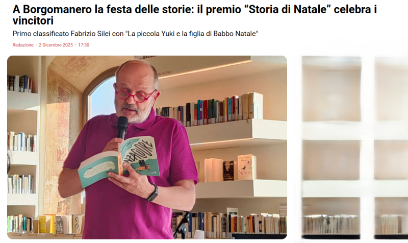 A Borgomanero la festa delle storie: il premio “Storia di Natale” celebra i vincitori