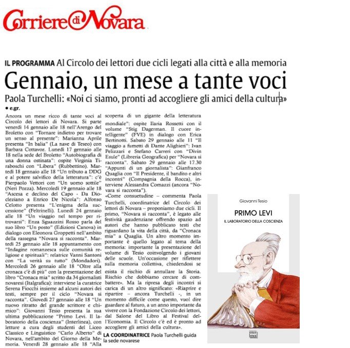 Primo Levi: il laboratorio della coscienza - Un webinar di Giovanni Tesio