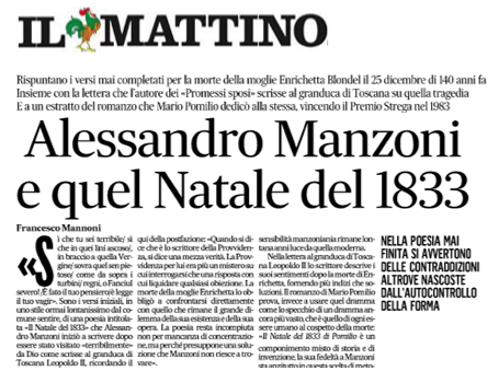 Il Natale del 1833 e altri scritti