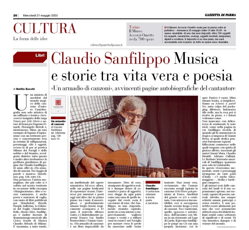 Un armadio di canzoni