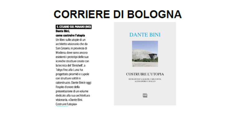 Dante Bini. Costruire l'utopia