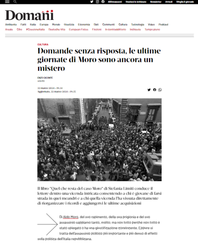 Quel che resta del caso Moro