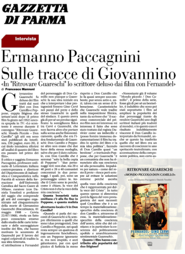 Ritrovare Guareschi. «Mondo piccolo-Don Camillo»