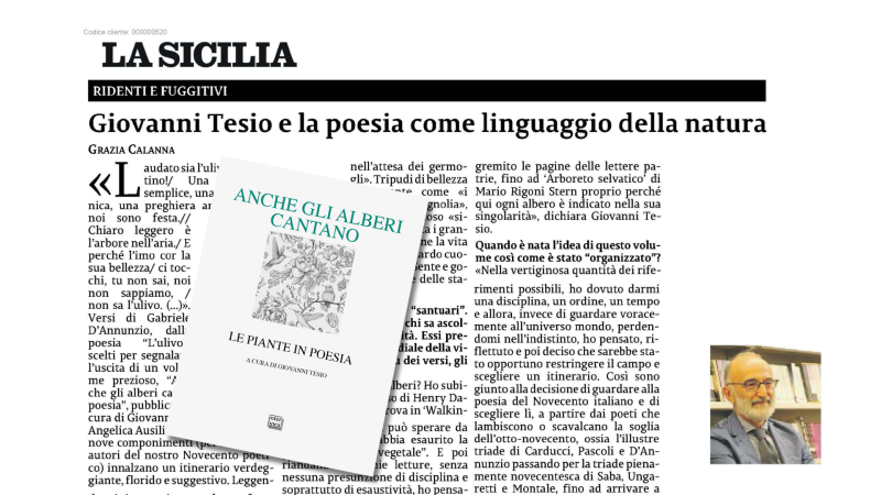 Anche gli alberi cantano