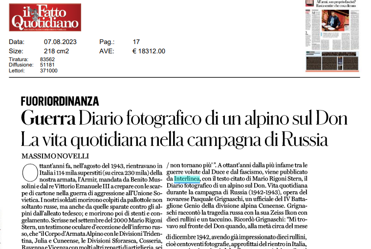 Diario fotografico di un alpino sul Don