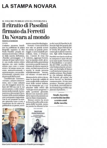 Pasolini personaggio