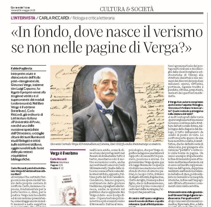 Verga è il verismo