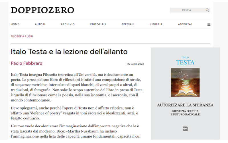 Autorizzare la speranza