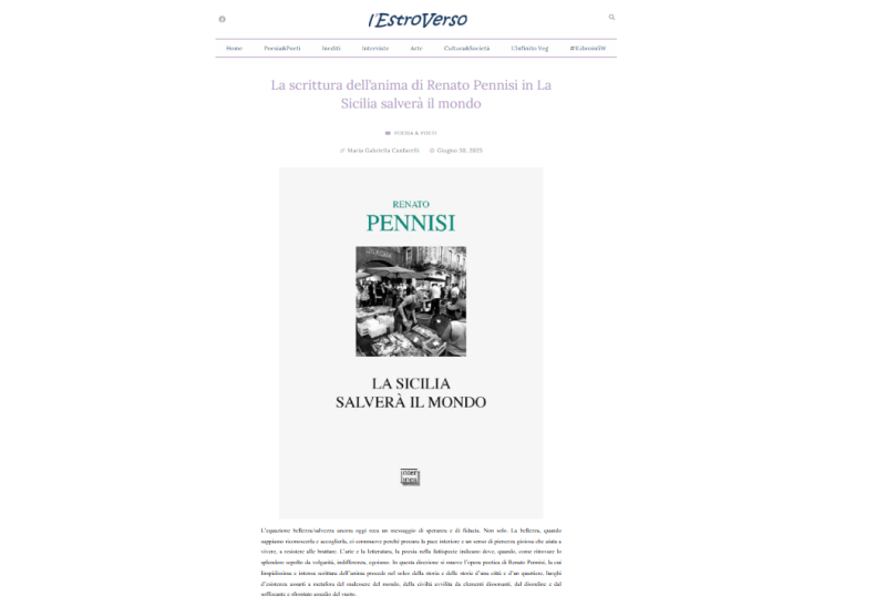 La Sicilia salverà il mondo