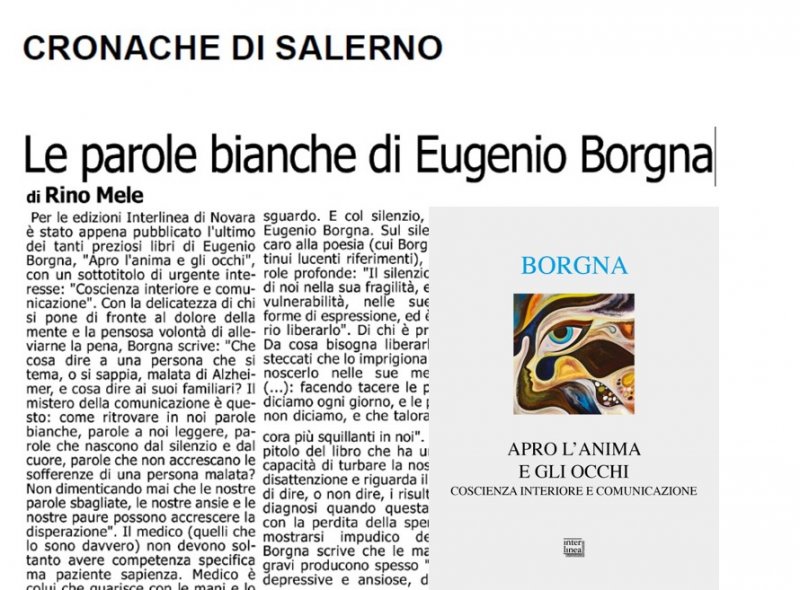 Apro l’anima e gli occhi