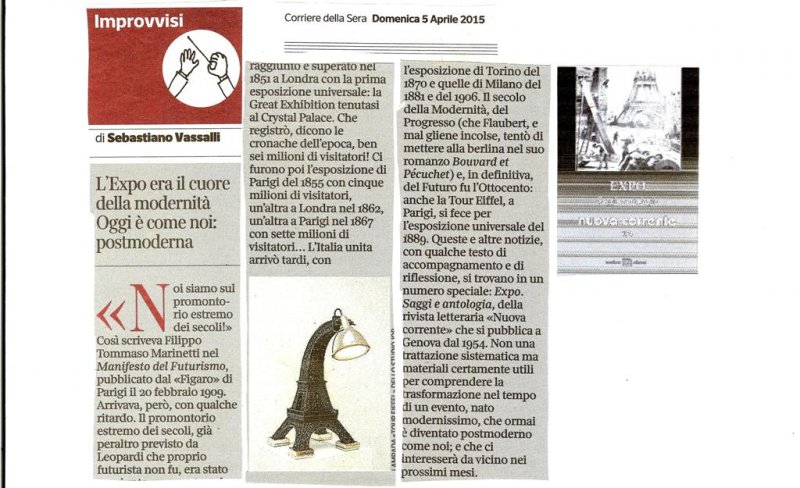 EXPO. Saggi e antologia