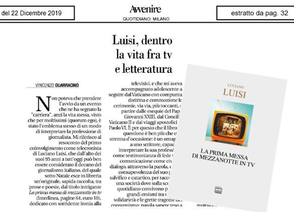 La prima messa di mezzanotte in tv