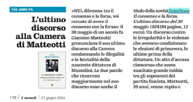 Il consenso e la forza