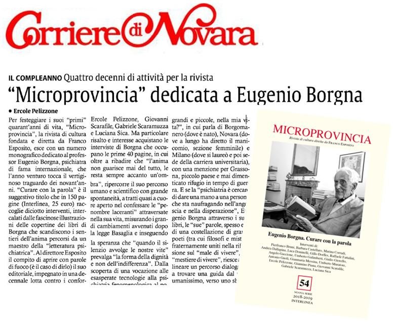 Eugenio Borgna. Curare con la parola