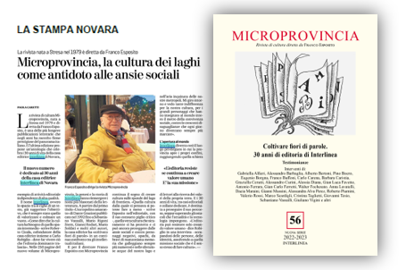 Coltivare fiori di parole. 30 anni di editoria di Interlinea. Testimonianze