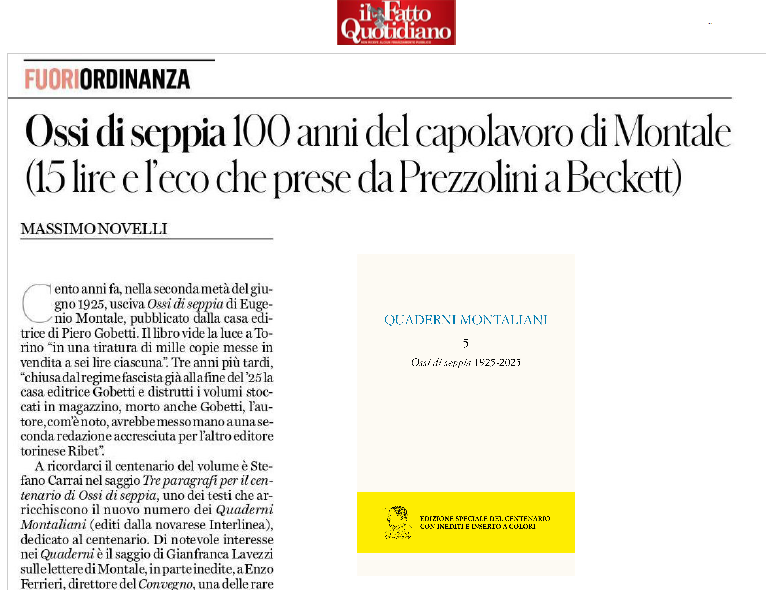 Quaderni montaliani 5