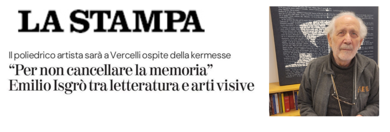 L’avventurosa vita di Emilio Isgrò